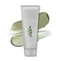 MISSHA Artemisia Pack Foam Cleanser 5.07 Fl oz/ 150ml, 2-in-1 Korean Facial Cleanser & Clay Mask with Double-Fermented Mugwort Extract, Soothes Sensitive Skin