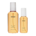 OUAI Wave Spray Bundle - Texture Spray for Hair with Coconut Oil & Rice Protein - Adds Texture, Volume & Shine for Beach Waves - Paraben Free, Safe for Color Treated Hair (2 Count, 3 Oz/6 Oz)