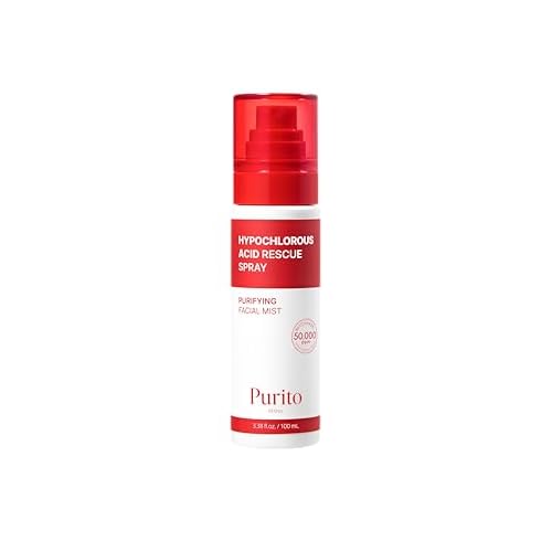 PURITO Hypochlorous Acid Facial Spray | Witch Hazel 5% + Forest Breeze | HOCl Facial Mist for Sensitive, Redness-Prone Skin | Refreshing Toner Mist | Korean Skincare, 100mL / 3.38 fl.oz