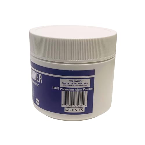 Potassium Alum Powder 5oz - Natural Deodorant Stone Alternative | After Shave Balm & Foot Soak | 100% Pure Alum Block Powder with Applicator
