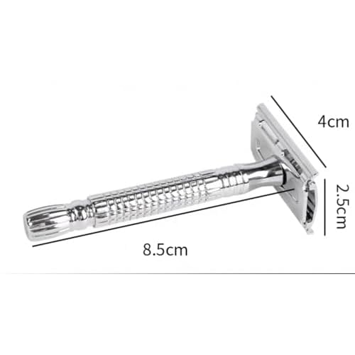 Double Edge Safety Razor for Men & Women Metal Razor With 10 Double Edge Safety Razor Blades- 2 Packs