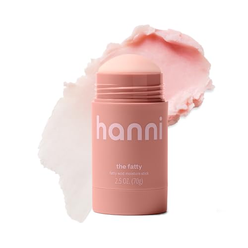 HANNI Fatty Body Moisturizer Stick with Fatty Acids, Travel Size Friendly Solid Lotion for Plumping and Hydration, Fragrance-Free and Safe for Sensitive Skin, 2.5 oz