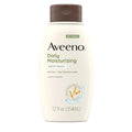 Aveeno Daily Moisturizing Body Wash with Soothing Oat, Creamy Shower Gel, Soap-Free and Dye-Free, Light Fragrance, 12 fl. oz (Pack of 4)
