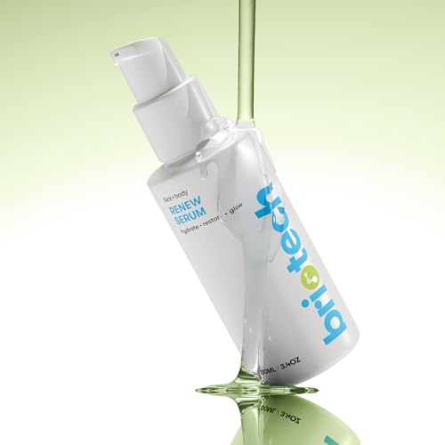 BRIOTECH Renew Serum, Hypochlorous Acid Mineral Gel, Soften Fine Line Appearance, Smooth Skin for Face, Neck, Chest, Spot Corrector, Soothe Redness, Vegan, 3.4 fl oz (2 Pack)