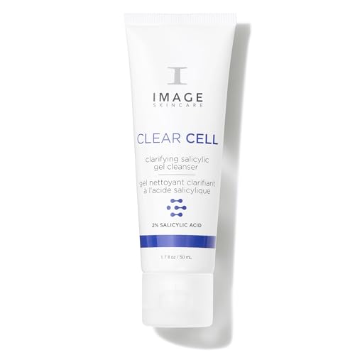 IMAGE Skincare, CLEAR CELL Salicylic Gel Cleanse, Gentle Foaming Face Wash Removes Excess Oil and Shine for Oily Prone Skin