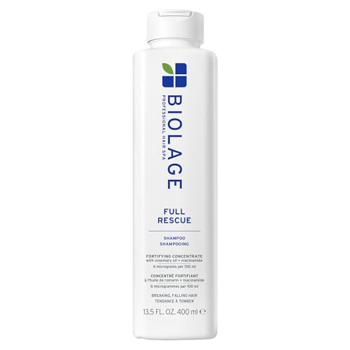 Biolage Full Rescue Shampoo - Fortifies & Strengthens for Stronger Hair, Longer Lengths in 4 weeks*, Instantly Fuller-Looking Hair, Rosemary Oil & Niacinamide, Vegan & Cruelty-Free