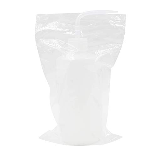 Yuelong Tattoo Wash Bottle with Bottle Bags Kit 2Pcs 500ml Squeeze Washing Bottle and 250pcs Tattoo Squeeze Bottle Bags Water Squirt Bottle with Scale Labels for Medical Label Tattoo Supplies