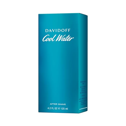 Davidoff Cool Water Aftershave Splash for Men With Notes of Coriander, Mint, Lavender & Amber 4.2 fl oz
