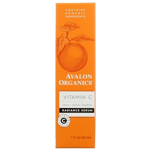 Avalon Organics Radiance Serum with Vitamin C, 1 Oz