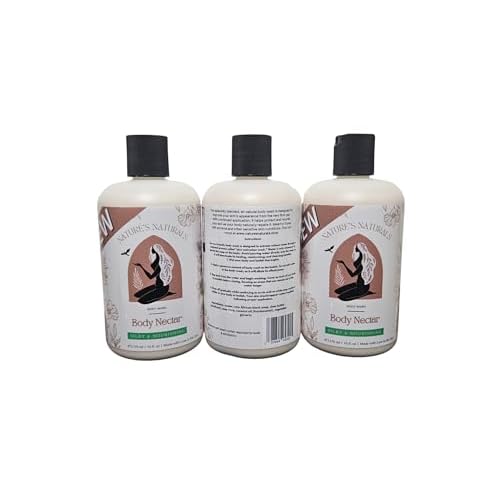 Nature's Naturals Body Nectar Luxury Body Wash for Dry & Sensitive Skin ? All Natural Moisturizing Cleanser for Eczema & Psoriasis-Prone Skin, Organic Hydrating Formula (16 oz)