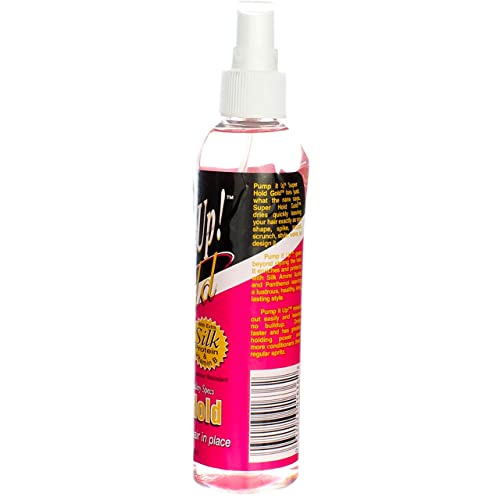 Bronner Brothers Pump It Up Spritz Gold Super Hold, 8 oz (Pack of 3)