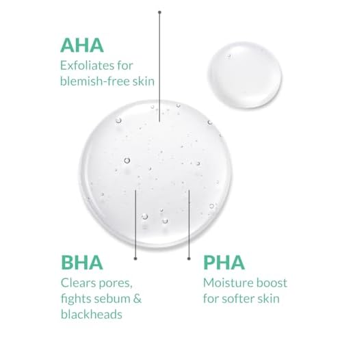 AHA BHA Cica Gentle Clear Pad - Facial Exfoliating Pad for Dead Skin Cell Care, pH Balancing & Sebum Control, Tighten Large Pores, Calm Sensitive Skin, & Moisturize Dry, Flaky Skin, 70 Sheets