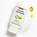Aloe Chamomile Face Cleanser for Sensitive Skin, Sulfate Free, Paraben Free, Fragrance Free, Daily Face Wash, Gentle Natural Cleanser for Women and Men, 4 oz