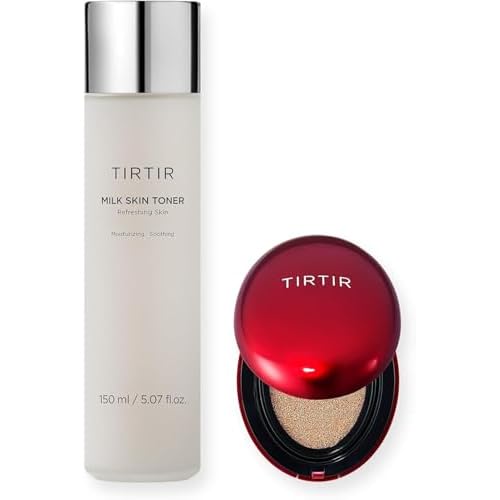 TIRTIR Mask Fit Red Cushion #29N Natural Beige + Milk Skin Toner 150ml