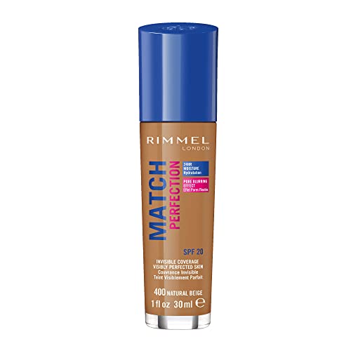 Rimmel Match Perfection Foundation Spf20 400 Natural Beige