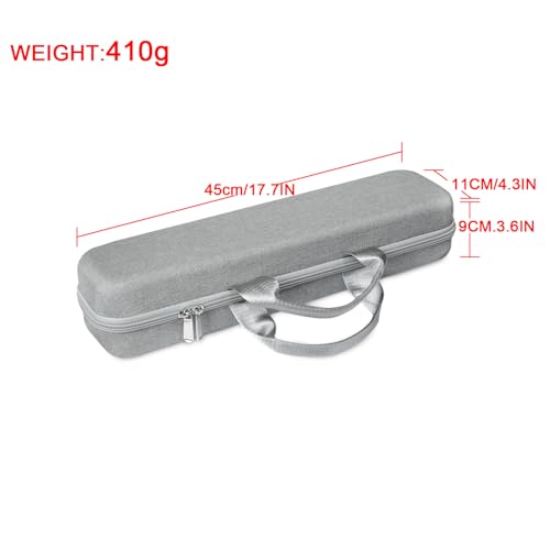 Travel Carrying Case Compatible with Dyson Airstrait/Hair Straightener, Airstrait HT01 Accessories Tools Hard Case, Waterproof Storage Bag - Black (Gray)