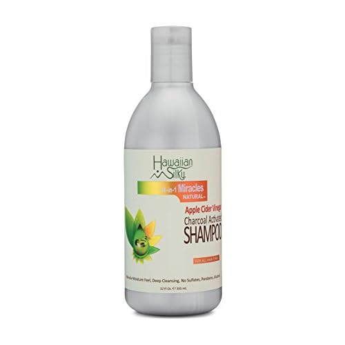 Hawaiian Silky Hawaiian silky 14-in-1 miracles charcoal activated shampoo 12 fluid ounce, White, 12 Fl Ounce