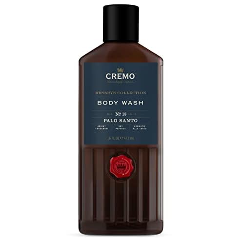 Cremo Beard Oil and Body Wash Bundle with Palo Santo Scents, 1 fl oz and 16 fl oz