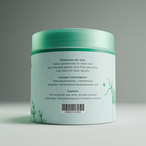 VITAMINSEA Rejuvensea Seaweed Body Lotion, Triple Blend Maine Seaweed - Nourishing Moisturizers For All Type Skin with Vitamin E, Aloe Vera and Shea Butter, Made from Maine Coast Seaweed - 4 oz