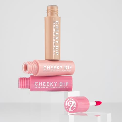 W7 Cheeky Cheeks Set - Liquid Blusher & Bronzer Trio - Radiant Glow