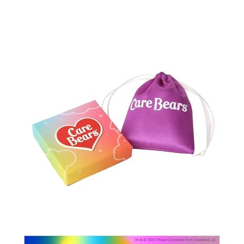 SALLY ROSE Care Bears Nose Stud, 316L Stainless Steel Nose Ring L Shaped Official License Cheer Bear Nose Piercings