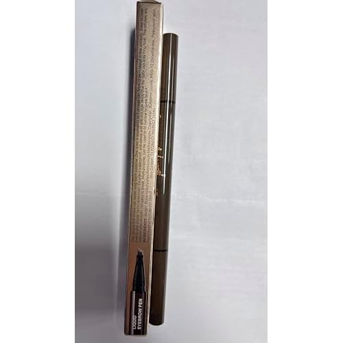 Microblading Eyebrow Pen, 2-in-1 Dual-Ended Magical Waterproof Eyebrow Pencil with 4-Prong Micro-Fork-Tip Applicator, Brow Pen for Women Creates Natural Looking Brows Effortlessly (Dark Brown)