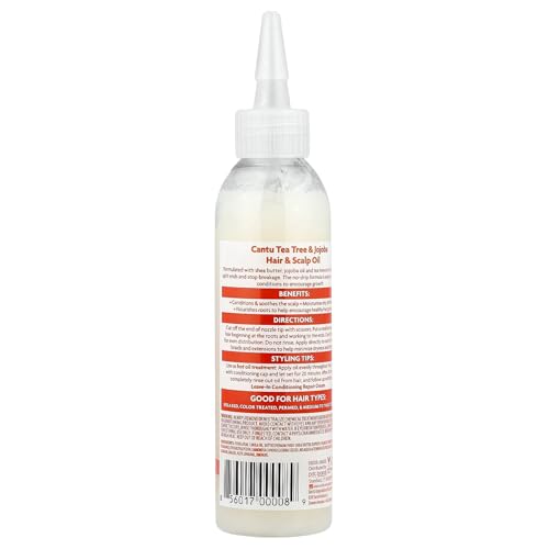 Cantu Shea Butter No Drip Hair & Scalp Oil, 6 Oz