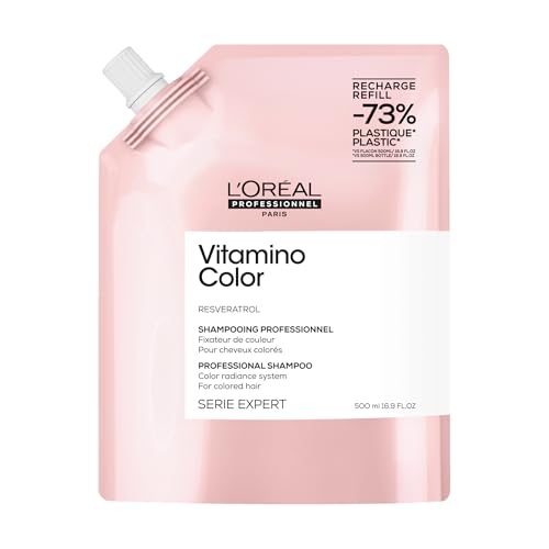 L'Oreal Professionnel Paris Vitamino Color Shampoo - Protects & Preserves Hair Color, Prevents Damage, Adds Vibrancy & Enhances Shine