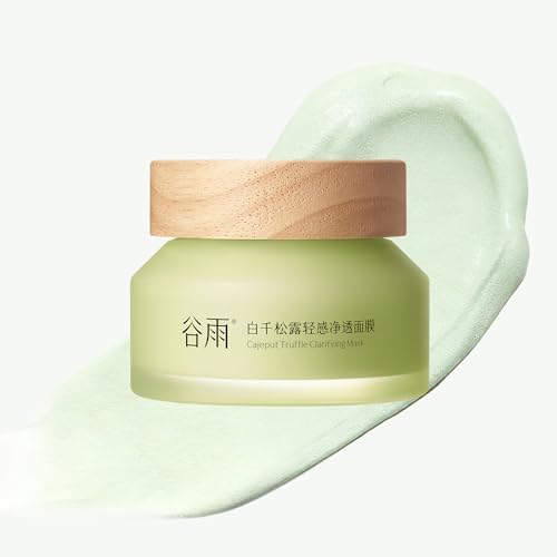 Kaolin Clay Masks for Face | Mud Mask GUYU with Tea Tree | Deep Pore Cleansing Mask for Blackheads | 0% Irritation for Sensitive | Fluffy No Tightness |Purifying, Oil Balancing, Refining (3.5 Oz/100g)