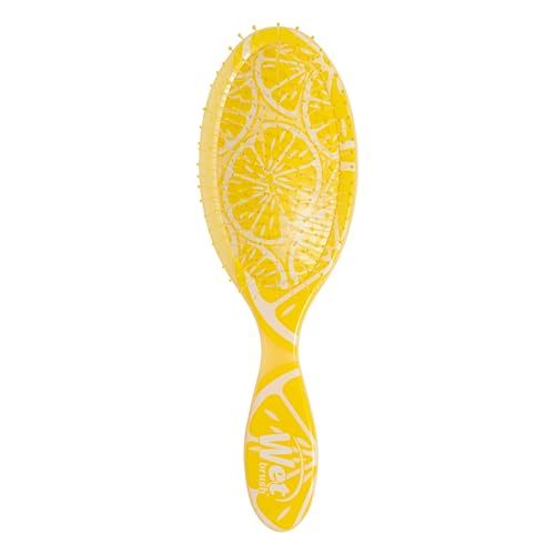 Wet Brush Original Detangler, Lemon (Tutti Fruitti), Ultra-Soft IntelliFlex Bristles Glide Through Tangles, Detangling Hair Brush, All Hair Types (Wet & Dry), Women & Men, Limited Edition