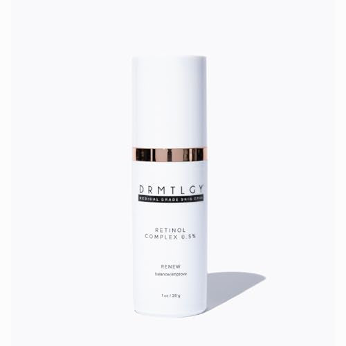 DRMTLGY 0.5% Retinol Serum for Face - Anti Wrinkle with Vitamin C and Vitamin E - Retin A Anti Aging Serum - Made in the USA 0.5% Resurfacing
