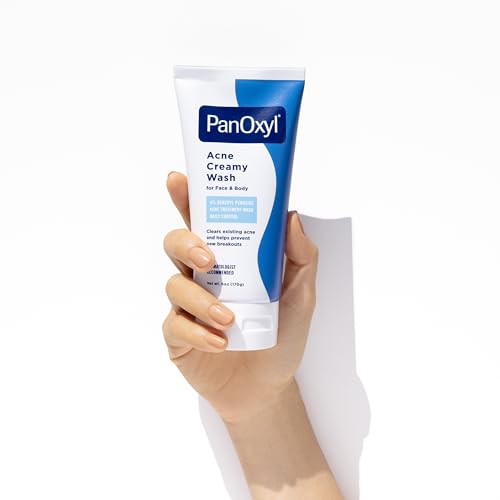PanOxyl Creamy Acne Wash, 6 oz (3 Pack)