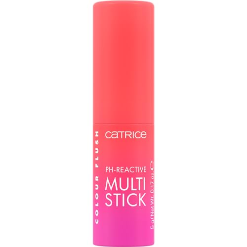 Catrice | Color Flush pH-Reactive Multi Stick | Color Changing Cheek & Lip Tinting Balm | Buildable, Dewy Finish | Vegan, Gluten Free, Cruelty Free