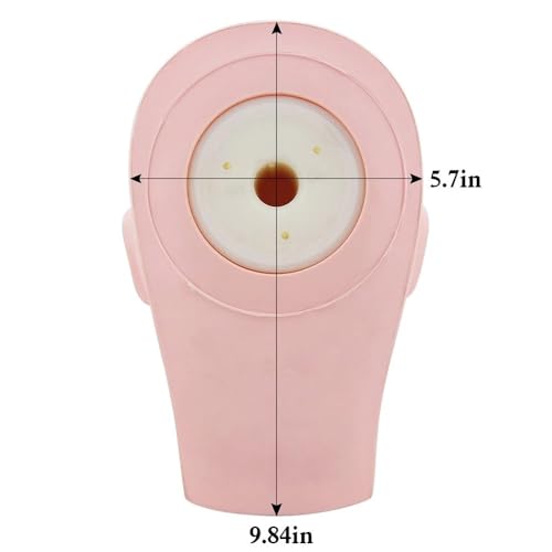 YIMART 1pcs Professional 23cm Mannequin Training Head Cosmetology Eyelash Eye Extension Practice