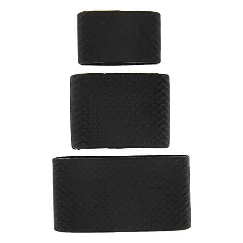 Silicone Clipper Bands - Non-Slip & Heat Electric Clipper Protective Sleeve for Barbers - Comfortable Grip - Includes Large, Medium & Small Sizes