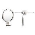 Ettori Shower Mirror Fogless for Shaving with Razor Holder, Shower Squeegee for Glass Doors 10 Inch Window Squeegee
