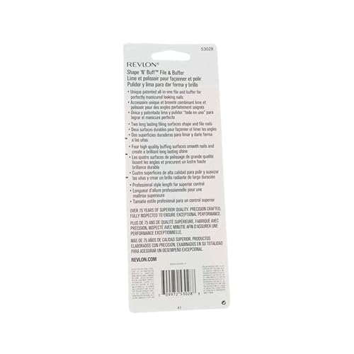 Revlon Beauty Tools Shape 'N Buff Nail Buffer - 2 Pack