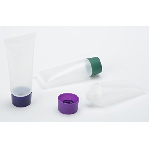 Travelwell ECO Amenities 25ml Clear Plastic Empty Bottles with Screw Cap BPA-free Set of 50 With Injector Syringes