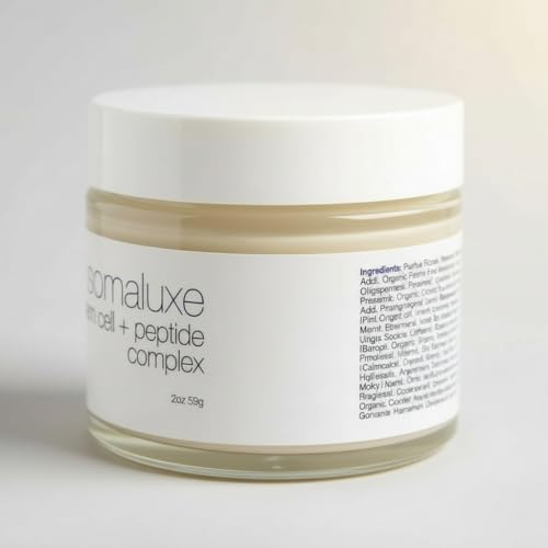 Somaluxe Plant Stem Cell + Collagen Moisturizer - Reverses Skin Aging with CoQ10 and Hyaluronic Acid