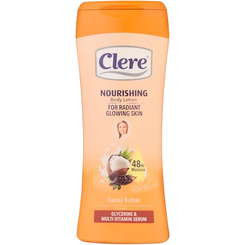 CLERE Hand and Body Lotion, Nourishing Cocoa Butter 400 ml