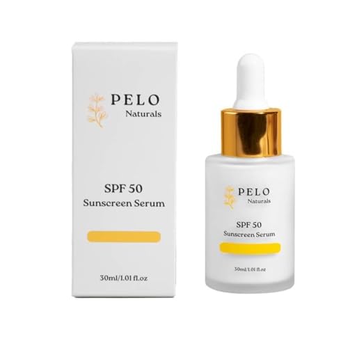 SPF 50 Serum- Lightweight Mineral Facial Sunscreen for All Skin Types- Dewy Glow, No White Cast- Sunscreen for Face with Zinc Oxide, Titanium Dioxide 1oz