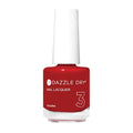 Dazzle Dry Nail Lacquer (Step 3) - Lit - A semi-sheer bright red with blue undertones. Semi-sheer cream. (0.5 fl oz)