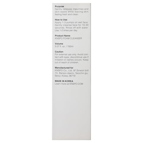 Foam Cleanser - For all skin types - Easy-to-use pump - Made in Korea - 150 ml
