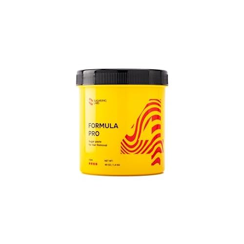 Sugaring Paste FORMULA PRO for Hair Removal FIRM for Brazilian Bikini and Underarms, Sugar Wax Kit for Hot Weather 49 oz / 3lb