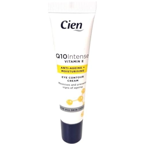 Anti-Wrinkle Eye Contour Cream with Q10 and Hyaluronic Acid and Vitamin E 15ml (0.51 Oz)