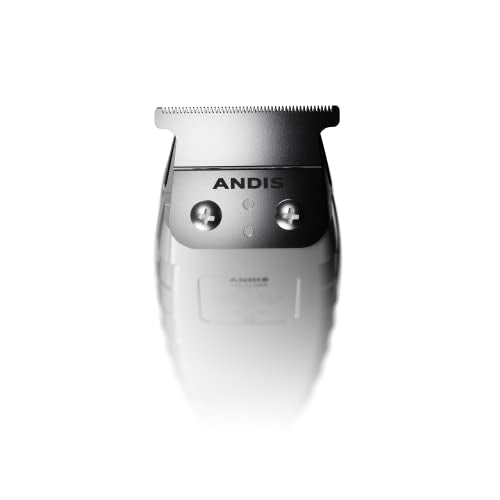 Andis 04780 Professional T-Outliner Beard & Hair Trimmer for Men with Carbon Steel T-Blade, Bump Free Technology ? Corded Electric Beard Trimmer, GTO, Grey