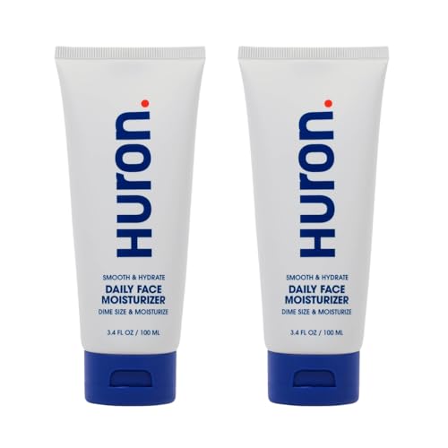 Huron Men¡¯s Face Moisturizer ? Lightweight, Soothing, Cooling Face Lotion for All-Day Lasting Hydration ? Vegan, Phthalate Free, Sulfate Free, Paraben Free ? 3.4 Fl Oz (2 Pack)