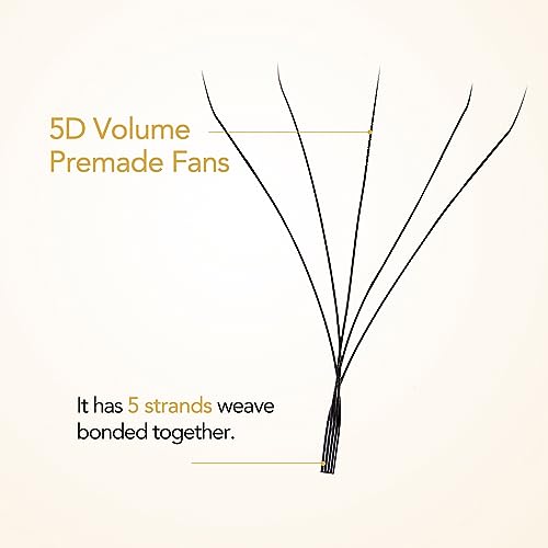 W Eyelash Extensions D Curl 0.07mm 8-15mm Mix Tray W Shaped 5D Volume Premade Fan Lashes Matte Black Cluster Easy Fans Lashes Professional Use YY Lash