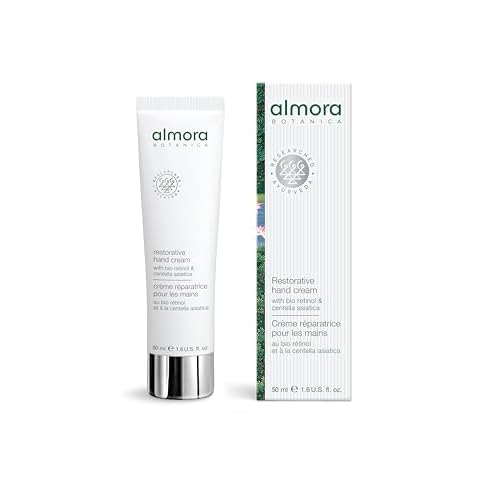 Restorative Hand Cream, 50mL | Rejuvenating Botanical Hand Treatment with Polyphenols, Mango & Adaptogenic Plants | Firms, Brightens & Hydrates | Clean, Vegan Skincare