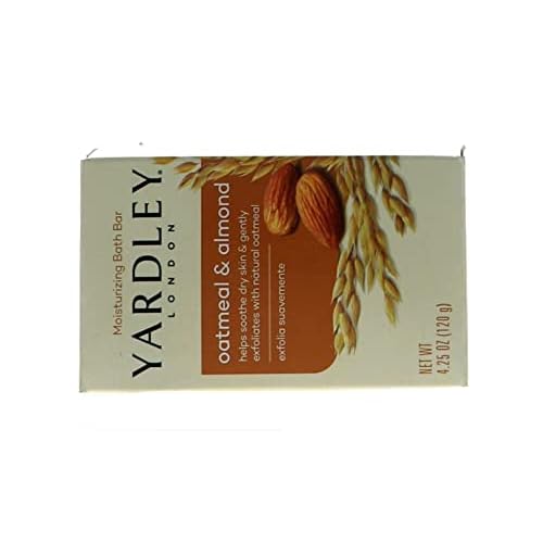 Yardley Oatmeal Almond Bath Bar 4oz - Pack of 2